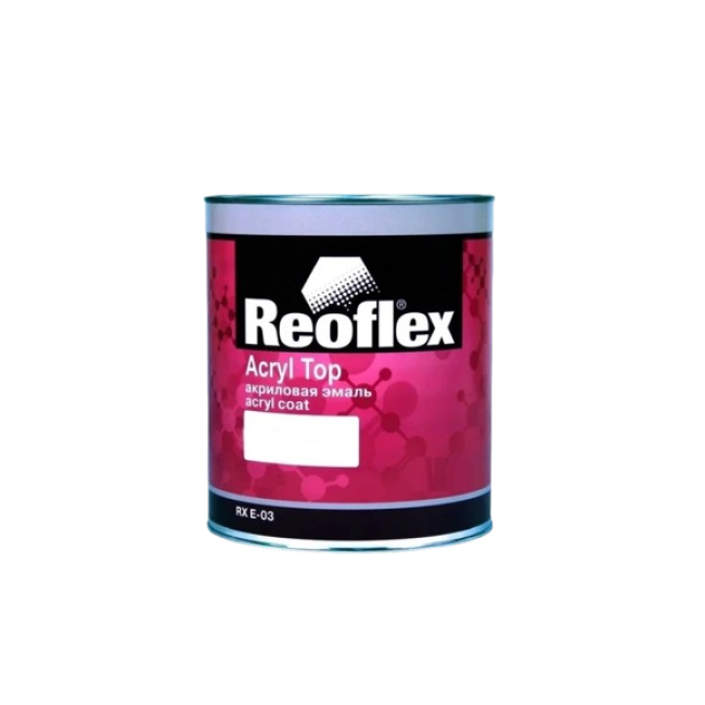 Reoflex 2К акриловая эмаль 4+1, Шоколадно-коричневый RAL 8017, 0.8кг RX E-03 - Шоколадно-коричневый RAL 8017 – купить в Талас | Reoflex | carpaint.kz