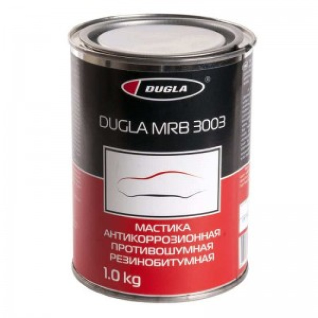 Мастика резина битумная Dugla 1кг D010101 – купить в Талас | Dugla | carpaint.kz