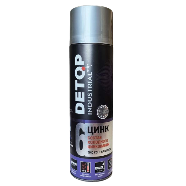 Detop 气雾剂 DETOP 6 号冷镀锌组合物，气雾剂 650 毫升 DTI-A07679 图片 – 塔拉斯 | carpaint.kz