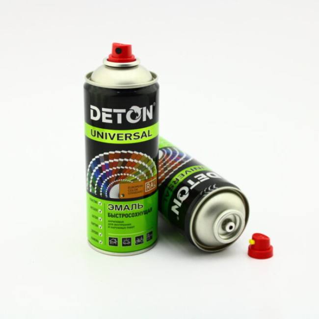 Deton Universal U1014 气溶胶涂料“Deton Universal”RAL 1014 颜色 象牙色，有光泽，丙烯酸 520 毫升 DTN-A07243 图片 – 塔拉斯 | carpaint.kz