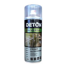 Acrylic primer DETON UNIVERSAL - Gray, quick-drying, aerosol 520 ml