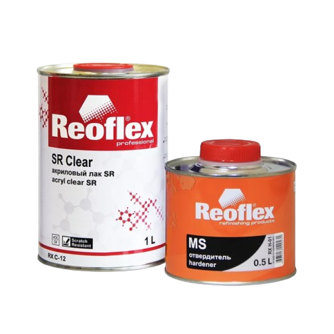 Reoflex Reoflex Varnish SR 丙烯酸 + 硬化剂 MS，1l + 0.5l RX C-12-1000 + RX H-01-500 图片 – 塔拉斯 | carpaint.kz