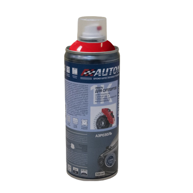 Auton 卡钳搪瓷 AUTON，红色，气雾剂 520 毫升 ATN-A07646 图片 – 塔拉斯 | carpaint.kz
