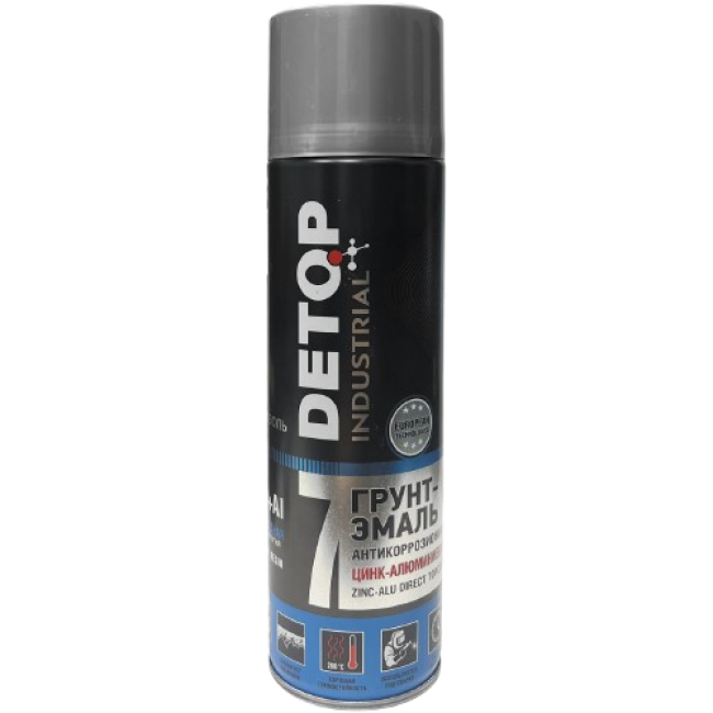 Detop 防腐底漆搪瓷 DETOP 7 号锌铝，气雾剂 650 毫升 DTI-A07680 图片 – 塔拉斯 | carpaint.kz