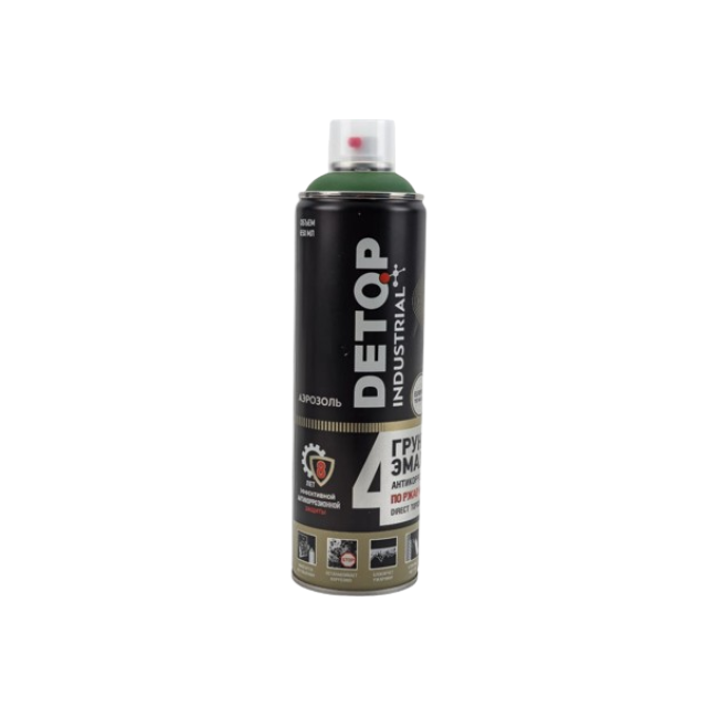 Detop RAL 6001 DETOP No. 4 - 防锈底漆 3 合 1 - 绿色 - 气雾剂 DTI-A07714 图片 – 塔拉斯 | carpaint.kz