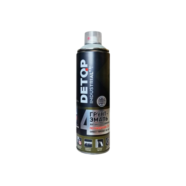 Detop RAL 9001 DETOP №4 - Primer-enamel on rust 3 in 1 - White - Aerosol DTI-A07711 – buy in Talas | carpaint.kz