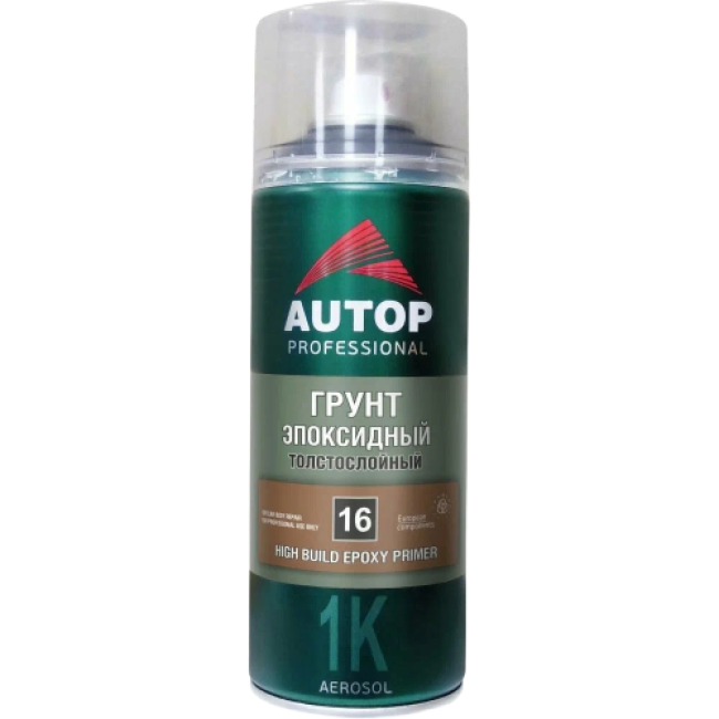 Autop AUTOP No. 16 - 厚层环氧底漆 - 灰色 - 气雾剂，520 毫升 ATP-A07233 图片 – 塔拉斯 | carpaint.kz